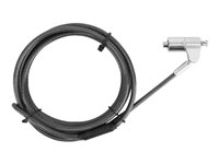 Targus Defcon Compact Keyed Cable Lock - Sikkerhetskabellås - svart - 1.98 m ASP70GL