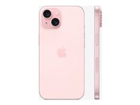 Apple iPhone 15 - 5G smartphone - dobbelt-SIM / Internminne 512 GB - OLED-display - 6.1" - 2556 x 1179 piksler - 2x bakkameraer 48 MP, 12 MP - front camera 12 MP - rosa MTPD3QN/A