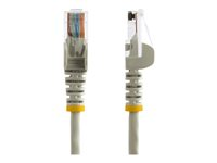 StarTech.com 3m Gray Cat5e / Cat 5 Snagless Patch Cable - Koblingskabel - RJ-45 (hann) til RJ-45 (hann) - 3 m - UTP - CAT 5e - formstøpt, uten hindringer - grå 45PAT3MGR