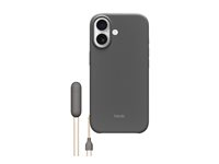 Beats - Baksidedeksel for mobiltelefon - med stativ og kamerakontroll - MagSafe-samsvar - polykarbonat - granittgrå - for iPhone 17 MGY54LL/A
