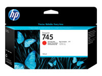 HP 745 - 130 ml - kromatisk rød - original - DesignJet - blekkpatron - for DesignJet Z2600 PostScript, Z5600 PostScript F9K00A