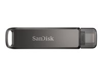 SanDisk iXpand Luxe - USB-flashstasjon - 128 GB - USB-C / Lightning SDIX70N-128G-GN6NE