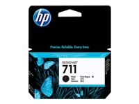 HP 711 - 38 ml - svart - original - DesignJet - blekkpatron - for DesignJet T100, T120, T120 ePrinter, T125, T130, T520, T520 ePrinter, T525, T530 CZ129A