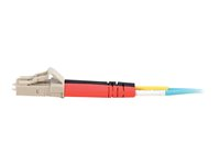 C2G LC-LC 10Gb 50/125 OM3 Duplex Multimode PVC Fiber Optic Cable (LSZH) - Nettverkskabel - LC multimodus (hann) til LC multimodus (hann) - 30 m - fiberoptisk - dupleks - 50 / 125 mikroner - OM3 - halogenfri - akvamarin 85557