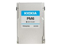 KIOXIA PM6-R Series KPM6VRUG15T3 - SSD - Enterprise, Read Intensive - kryptert - 1536 GB - intern - 2.5" - SAS 24Gb/s - Self-Encrypting Drive (SED) KPM6VRUG15T3