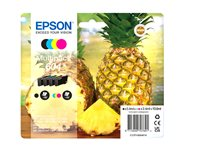 Epson 604 Multipack - 4-pack - svart, gul, cyan, magenta - original - blære med RF/lyd-alarm - blekkpatron - for Expression Home XP-2200, 2205, 3200, 3205, 4200, 4205; WorkForce WF-2910, 2930, 2935, 2950 C13T10G64020