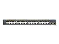 Cisco Catalyst 2960X-48LPD-L - Switch - Styrt - 48 x 10/100/1000 (PoE+) + 2 x SFP+ - stasjonær, rackmonterbar - PoE+ (370 W) WS-C2960X-48LPD-L