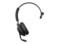 Jabra Evolve2 65 UC Mono - Hodesett - on-ear - konvertibel - Bluetooth - trådløs - USB-A - lydisolerende - svart 26599-889-999