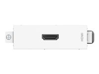 VISION TechConnect 3 HDMI module - Påknipsbar mulighetsmodulfrontplate - HDMI TC3 HDMI