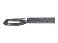 APC Basic Rack PDU - Strømfordelingslist (kan monteres i rack) - AC 230 V - inngang: fastkoplet - utgangskontakter: 4 (IEC 60320 C19) - 2U - 19" - 8.5 m kabel - svart - for P/N: SCL400RMJ1U, SCL500RMI1UC, SCL500RMI1UNC, SMTL1000RMI2UC, SMTL750RMI2UC AP7585