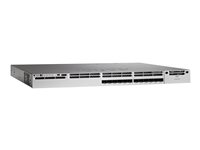 Cisco Catalyst 3850-16XS-S - Switch - L3 - Styrt - 12 x 1 Gigabit / 10 Gigabit SFP+ + 4 x 10 Gigabit SFP+ (opplenke) - stasjonær, rackmonterbar WS-C3850-16XS-S