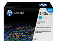 HP 643A - Cyan - original - LaserJet - tonerpatron (Q5951A) - for Color LaserJet 4700, 4700dn, 4700dtn, 4700n, 4700ph+ Q5951A