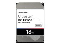 WD Ultrastar DC HC550 WUH721816ALE6L4 - Harddisk - 16 TB - intern - 3.5" - SATA 6Gb/s - 7200 rpm - buffer: 512 MB 0F38462