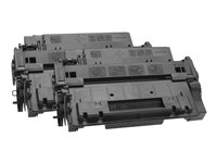 HP 55X - 2-pack - Høy ytelse - svart - original - LaserJet - tonerpatron (CE255XD) - for LaserJet Enterprise MFP M525; LaserJet Enterprise Flow MFP M525; LaserJet Managed MFP M525 CE255XD
