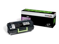 Lexmark 522 - Svart - original - tonerpatron LCCP, LRP - for Lexmark MS810, MS811, MS812 52D2000