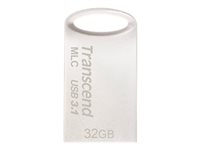 Transcend JetFlash 720 - USB-flashstasjon - 32 GB - USB 3.1 - sølv TS32GJF720S