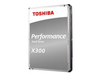 Toshiba X300 Performance - Harddisk - 4 TB - intern - 3.5" - SATA 6Gb/s - 7200 rpm - buffer: 128 MB HDWE140UZSVA