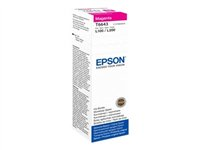 Epson T6643 - 70 ml - magenta - original - blekkrefill - for Epson L386; EcoTank ET-2600, 2650, L121, L1455; EcoTank ITS L3050, L3060, L3070 C13T66434A