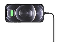Belkin BoostCharge - Trådløs ladeholder for bil + bilstrømadapter - 10 watt - svart - for Apple iPhone 12, 12 mini, 12 Pro, 12 Pro Max, 13, 13 mini, 13 Pro, 13 Pro Max WIC004BTBK