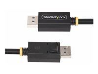 StarTech.com 1m DisplayPort 2.1 Cable, VESA-Certified, DP80 DP 2.1 Cable - DisplayPort-kabel - DisplayPort (hann) låst til DisplayPort (hann) låst - DisplayPort 2.1 - 1 m - UHBR20, HDR-støtte, 16K 60Hz støtte, 8K 85Hz støtte, 4K 240Hz støtte, 1440p støtte 240 Hz, up to 80 Gbps data transfer rate, passiv - svart DP21-1M-DP80-CABLE