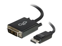 C2G 3m DisplayPort to Single Link DVI-D Adapter Cable M/M - DP to DVI - Black - DisplayPort-kabel - enkeltlenke - DisplayPort (hann) til DVI-D (hann) - 3 m - svart 84330