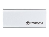 Transcend ESD260C - SSD - 500 GB - ekstern (bærbar) - USB 3.1 Gen 2 - sølv TS500GESD260C