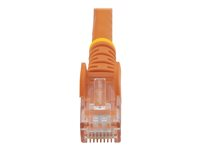 StarTech.com 50cm CAT6 Ethernet Cable, 10 Gigabit Snagless RJ45 650MHz 100W PoE Patch Cord, CAT 6 10GbE UTP Network Cable w/Strain Relief, Orange, Fluke Tested/Wiring is UL Certified/TIA - Category 6 - 24AWG (N6PATC50CMOR) - Nettverkskabel - RJ-45 (hann) til RJ-45 (hann) - 50 cm - UTP - CAT 6 - uten hindringer, flertrådet, formstøpt - oransje N6PATC50CMOR