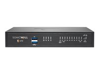 SonicWall TZ470 - Essential Edition - sikkerhetsapparat - 1GbE, 2.5GbE - SonicWALL Secure Upgrade Plus Program (2-årsalternativ) - skrivebord 02-SSC-6796