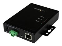 StarTech.com 2 Port Serial-to-IP Ethernet Device Server - RS232 - Metal and Mountable - Serial Device Server - RS232 Serial-Over-IP (NETRS2322P) - Enhetsserver - 2 porter - 100Mb LAN, RS-232 - AC 120/230 V / DC 9 - 36 V - i veggen NETRS2322P
