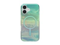 ZAGG Milan Snap - Baksidedeksel for mobiltelefon - MagSafe-samsvar - grafen - iriserende oljesjø - for Apple iPhone 17 702319008