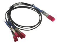 Dell 100GbE Direct Attach - Utbruddskabel - QSFP28 (hann) til QSFP28 (hann) - 3 m - toakset - passiv - for Networking S6100; PowerEdge C6420, T130, T330; PowerSwitch S4112, S5212; Networking Z9100 470-ABQB