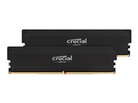 Crucial Pro - Overclocking Edition - DDR5 - sett - 32 GB: 2 x 16 GB - DIMM 288-pin - 6000 MHz / PC5-48000 - CL36 - 1.35 V - ikke-bufret - svart CP2K16G60C36U5B