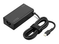 Lenovo - USB-C-strømadapter - AC 100-240 V - 65 watt - svart 4X21S91187