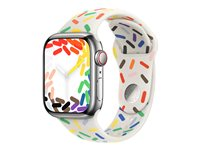 Apple - Pride Edition - klokkestropp for smart armbåndsur - 41 mm - S/M-størrelse MRTL3ZM/A