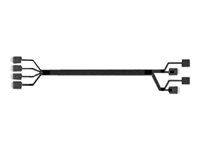 Intel - SATA/SAS-kabel - 4i MiniLink SAS (SFF-8611) (hann) rett til 4i MiniLink SAS (SFF-8611) (hann) rettvinklet - 87.5 cm A2U4PSWCXCXK2