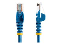 StarTech.com 5m Blue Cat5e / Cat 5 Snagless Patch Cable 5 m - Koblingskabel - RJ-45 (hann) til RJ-45 (hann) - 5 m - UTP - CAT 5e - uten hindringer - blå 45PAT5MBL