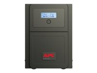 APC Easy UPS SMV SMV1000CAI - UPS - AC 220/230/240 V - 700 watt - 1000 VA - 2 x batteri - 7 Ah - 7 Ah - RS-232, USB - utgangskontakter: 6 SMV1000CAI