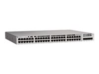 Cisco Catalyst 9200L - Network Essentials - switch - L3 - 48 x 10/100/1000 + 4 x Gigabit SFP (opplink) - rackmonterbar C9200L-48T-4G-E