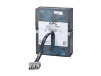 APC Replacement Battery Cartridge #33 - UPS-batteri - 1 x batteri - blysyre - koksgrå - for P/N: BR1100CI, BR1100CI-IN, BR650CI, BR650CI-RS, BT1500, BT1500BP, SC1000ICH, SN1000 RBC33