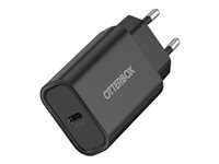OtterBox - Strømadapter - 30 watt - PD (24 pin USB-C) - svart 78-81339