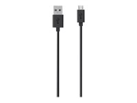 Belkin MIXIT - USB-kabel - Micro-USB type B (hann) til USB (hann) - USB 2.0 - 3 m - svart F2CU012BT3M-BLK