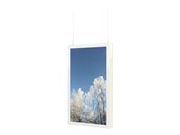 HI-ND Ceiling Casing 75" - Monteringssett (hylster) - portrett - for digitalsignerings-LCD-panel - hvit - skjermstørrelse: 75" - takmonterbar CC7515-6001-01