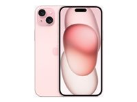 Apple iPhone 15 Plus - 5G smartphone - dobbelt-SIM / Internminne 256 GB - OLED-display - 6.7" - 2796 x 1290 pixels - 2x bakkameraer 48 MP, 12 MP - front camera 12 MP - rosa MU193QN/A