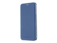 Insmat Exclusive Folio Case - Lommebok for mobiltelefon - polyuretan, termoplast-polyuretan (TPU), kartong+papir+aluminiumsfolie - elektrisk blå - for Samsung Galaxy A34 5G 650-3146