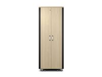 APC NetShelter - Rack (horisontal) - lydisolert - AC 230 V - lønn - 38U - 19" AR4038LIA