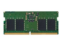 Kingston - DDR5 - modul - 8 GB - SO DIMM 262-pin - 4800 MHz / PC5-38400 - CL40 - 1.1 V - ikke-bufret - ikke-ECC - for Dell Inspiron 14, 16; Precision 34XX, 7770; Lenovo IdeaPad Gaming 3 16 KCP548SS6-8