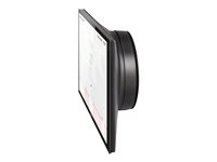 Crestron - Monteringssett (klebebakhus, deksel, racerbane med klebebakside (3 seksjoner)) - flerflate - for berøringsskjerm - plastikk - glattsvart - overflatemonterbar, glassmontert - for Crestron TS-1070-B-S TSW-1070-MSMK-B-S