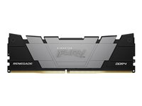 Kingston FURY Renegade - DDR4 - sett - 64 GB: 4 x 16 GB - DIMM 288-pin - 3200 MT/s / PC4-25600 - CL16 - 1.35 V - ikke-bufret - ikke-ECC - svart KF432C16RB12K4/64
