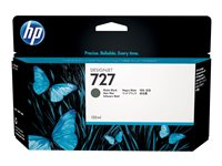 HP 727 - 130 ml - matt svart - original - DesignJet - blekkpatron - for DesignJet T1500, T1530, T2500, T2530, T920, T930 B3P22A