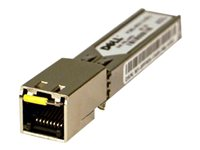Dell - SFP (mini-GBIC) transceivermodul - 1GbE - 1000Base-T - RJ-45 - for Force10; Networking C7008; PowerConnect 70XX, 81XX; PowerEdge VRTX; PowerSwitch N1524 407-10439